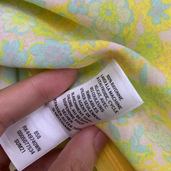 NEW Abound floral Skirt Green Size 1X - Picture 7 of 7